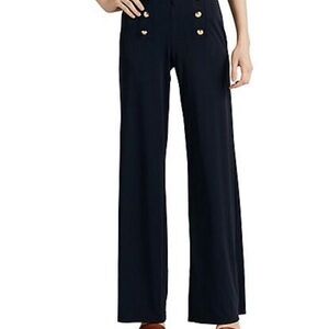 Ralph Lauren Black Wide-Leg Pants High-Waisted